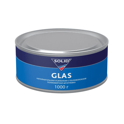 Шпатлевка наполнительная SOLID GLAS - (1000 гр)  усиленная стекловолокном